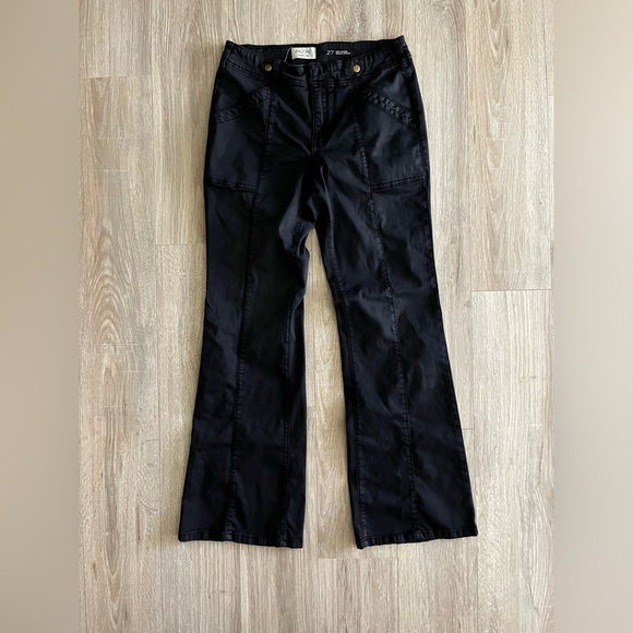 Pilcro Anthropologie Women’s Demilune Utility Pants Dark Grey - Size 27 - Picture 3 of 8